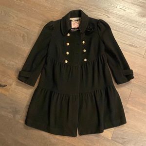Juicy Couture Black Pea Coat